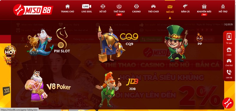 Giới Thiệu Miso88 – Cổng Game Có Những Trò Chơi Cá Cược Thú Vị Nào?